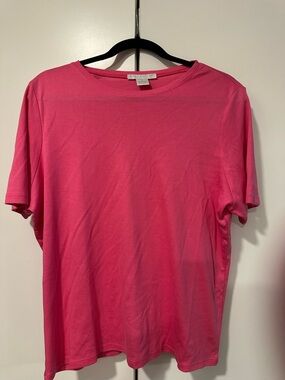 Sarah Spencer Men's Short Sleeve Crew Tee  Pink